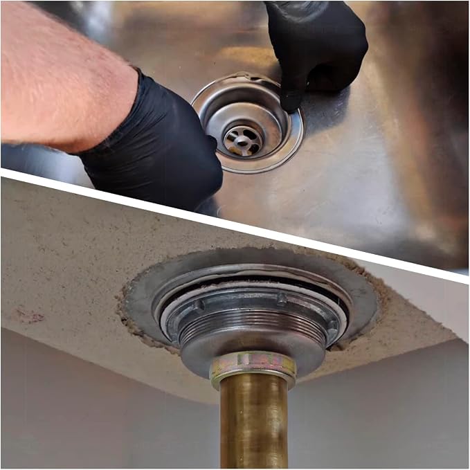 Highcraft 9733 Kitchen Sink Stainless Steel Drain Assembly - Image 2