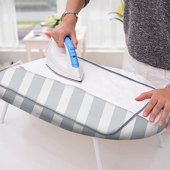 SheeChung 12.5"x32" Small Ironing Board Cover and Pad, Extra Thick Padding - Image 6