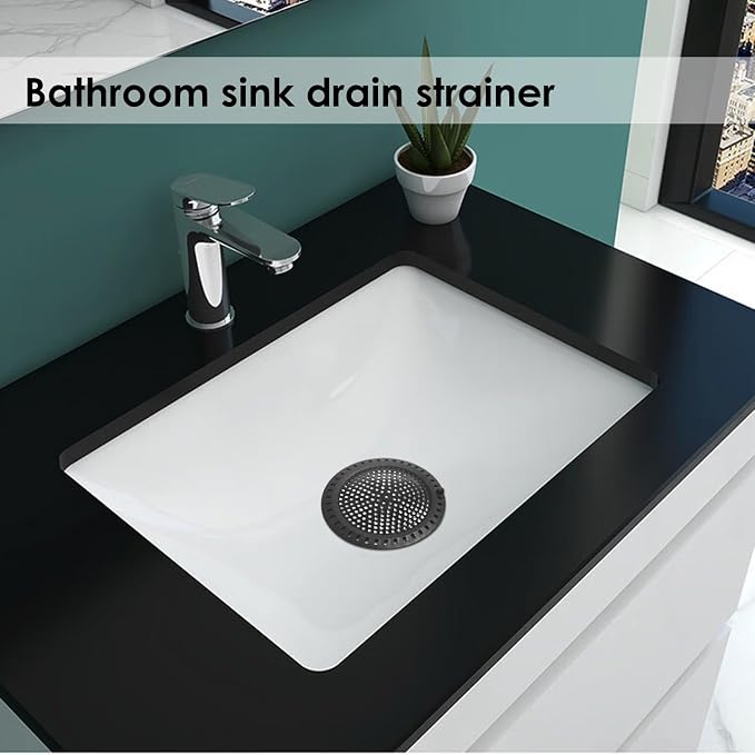 Huntonry Hair Catcher Shower & Tub Drain Protector, Bathtub & Sink Drain - Image 7