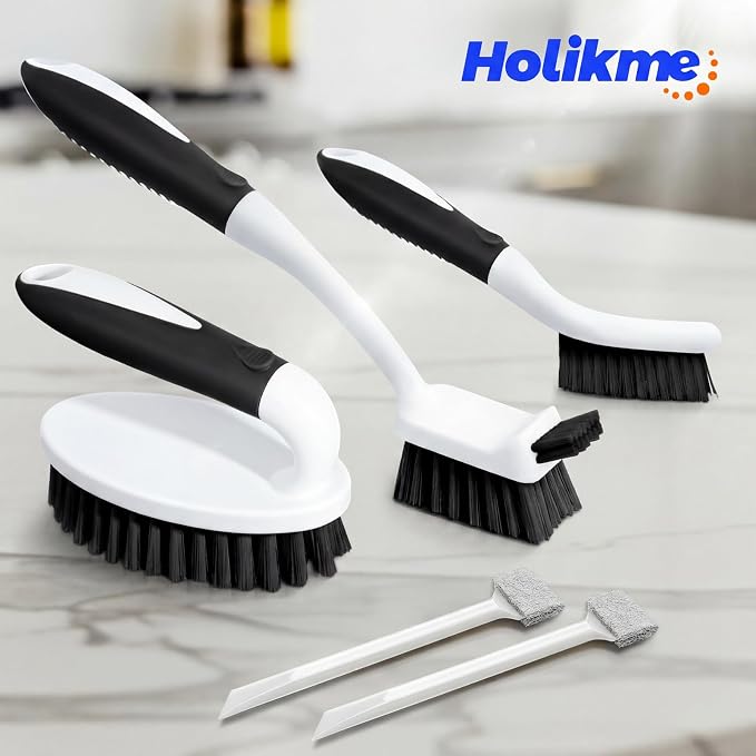 Holikme Cleaning Brush Set for Household Use, Scrub Brush, Kitchen Brush - Image 7
