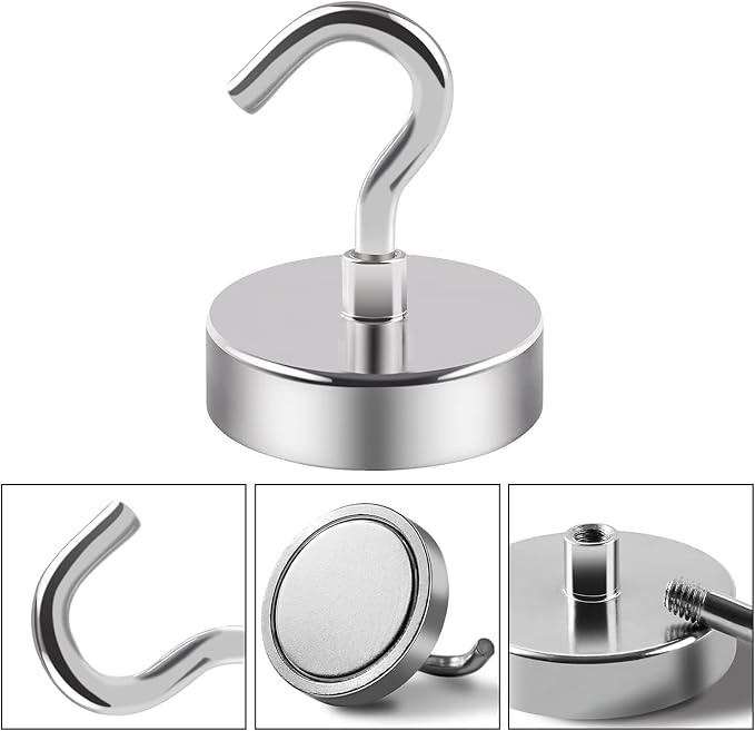 DIYMAG Magnetic Hooks 20pcs 170lbs Cruise Essentials 2026 Magnet Hook - Image 5