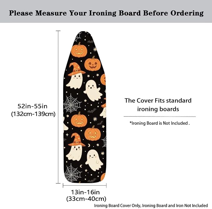 Pumpkin Ironing Board Cover, Iron Board Cover Non-Slip Thick Ironing Board - Image 5