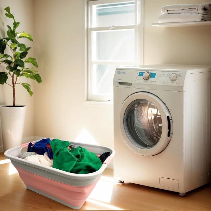 SAMMART 41L Collapsible Plastic Laundry Basket - Image 6