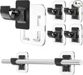 Detachable Adhesive Curtain Rod Holder-20LB, No Drill Curtain Rod Brackets | by JHCJHC