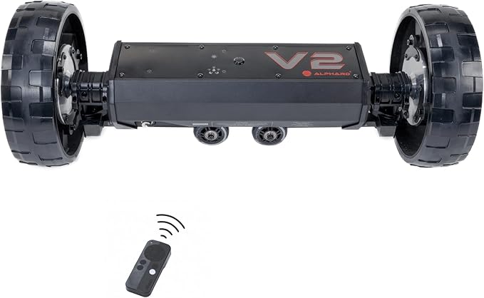 Alphard Club Booster V2Pro – Convert Your Push Cart into a Motorized, Electric Remote-Controlled Golf Caddie - New 2025 V2Pro with Permanently Attached Wheelie Bars
