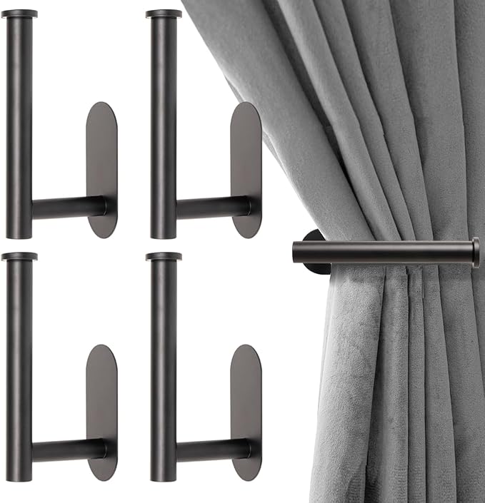 Metal Curtain Holdbacks by ForaBetterLiving