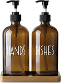 ALELION Amber Dlass Soap Dispenser by ALELION
