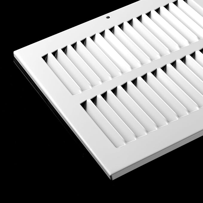 12x12 Return Air Grille(Duct Opening Size),Air Return Vent Cover,Flat Vent Cover,Rejillas De Aire Acondicionado para Casa,Return Air Grilles,Outer Dimensions:13.75"Wx13.75"H(12"Wx12"H, Duct Opening)