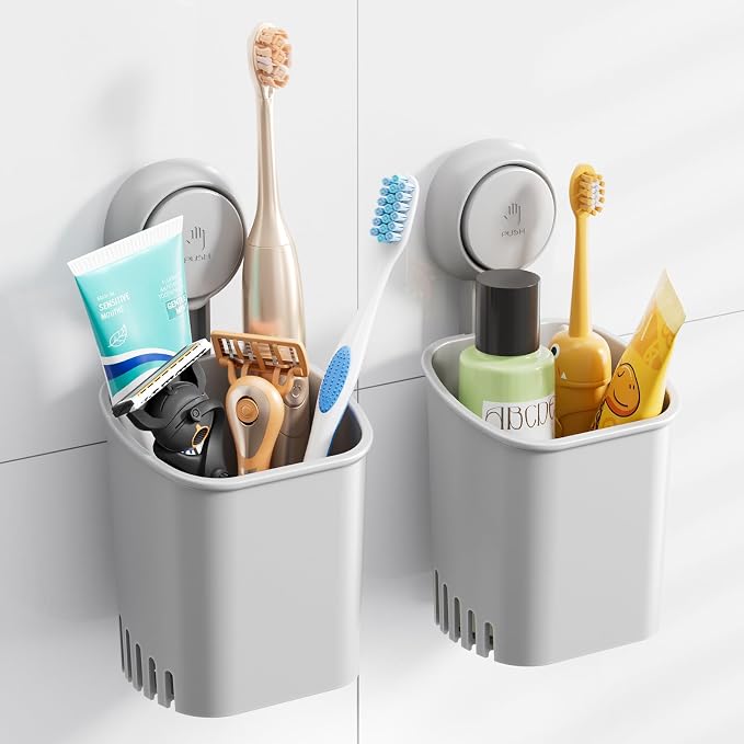 TAILI Suction Cup Toothbrush Holders by TAILI