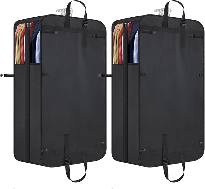 Univivi Garment Bag for Moving, Heavy Duty Suit Bag, 50 Inch, Non-woven Fabric by Univivi