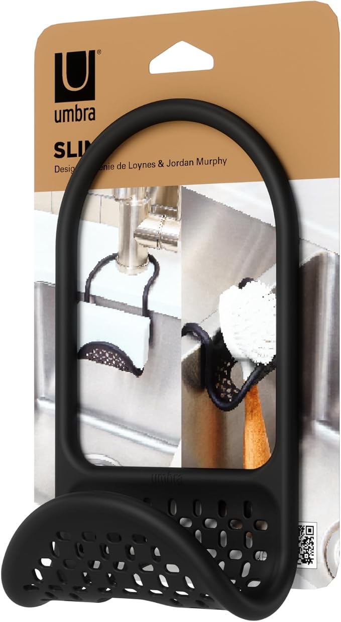Umbra Sling Flexible Sink Caddy, Elastic Non-Slip Sponge Holder - Image 8