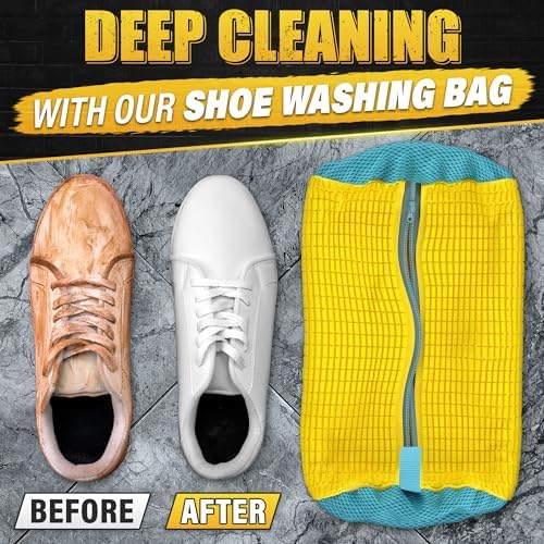 2 Pcs Reusable Shoe Washing Machine Bag, XXL - Image 2