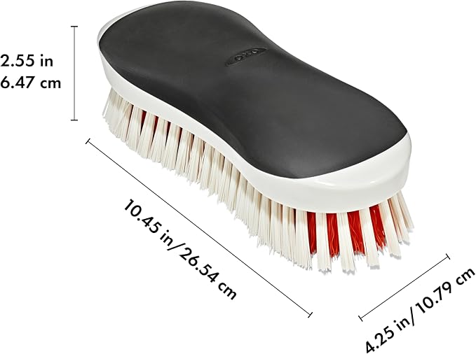 OXO Good Grips Grout Brush & Heavy Duty Scrub Brush Combo Set; Tough, Durable - Image 7