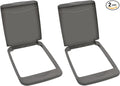 Rev-A-Shelf 35 Qt Under Sink Garbage Can Lid, Kitchen and Bathroom Cabinet, Replacement Plastic Trash Bin Lid Only, Gray, RV-35-LID-13-1-40, 2 Pack