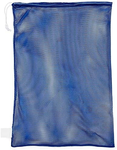 Champion Sports Mesh Equipment Bag – Heavy-Duty Nylon Drawstring Bag by ChampionSports