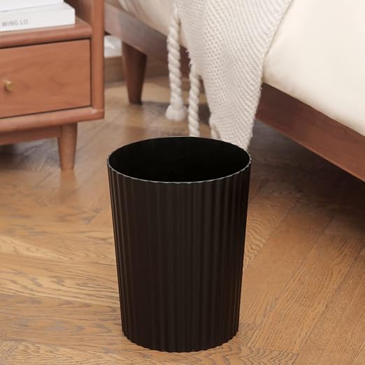 JiatuA Small Trash Can Plastic Wastebasket Round Garbage Container Bin - Image 2