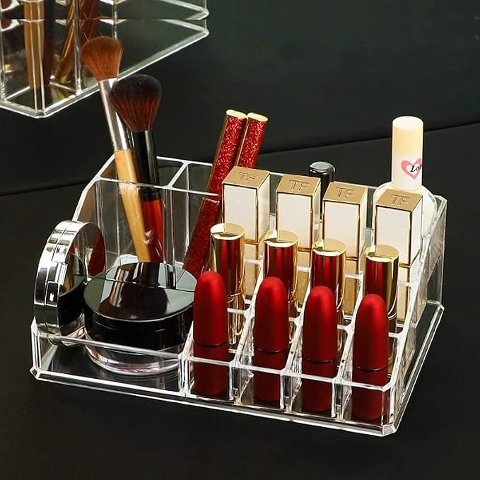 Acrylic Makeup Organizer Cosmetic Storage Makeup Display Case Makeup Brush - Image 6