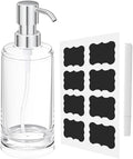 Clear Plastic Dish Soap Dispenser, 10 oz Pump Bottle by APLOP