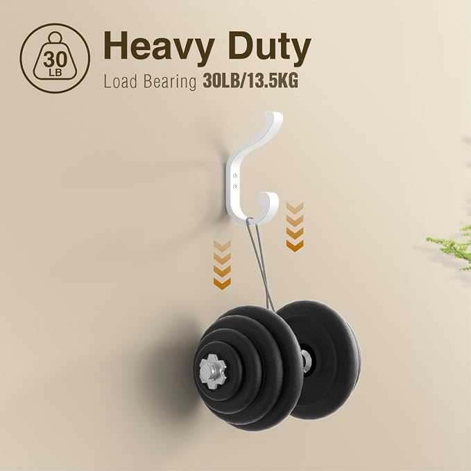 Coat Hooks Wall Mount, Heavy Duty Wall Hooks - Image 4