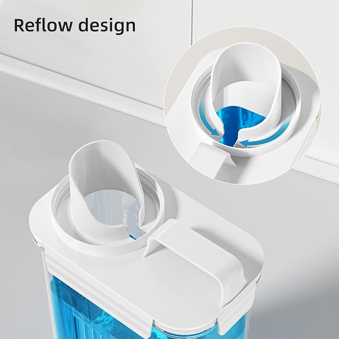 94oz Laundry Detergent Dispenser Container, Laundry Soap Dispenser, 2 Pack - Image 3