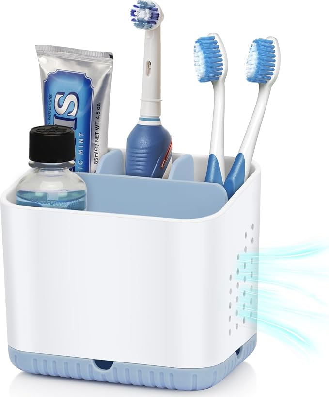 Bathroom Toothbrush Holders, Kids Toothbrush and Toothpaste Holder | Easy To by PARKMANI