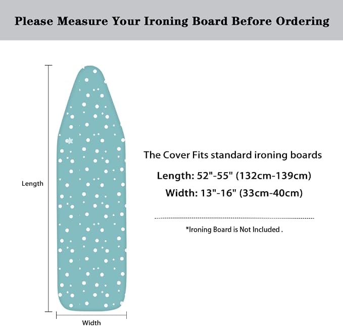 Green Dots Ironing Board Cover and Pad - Image 6