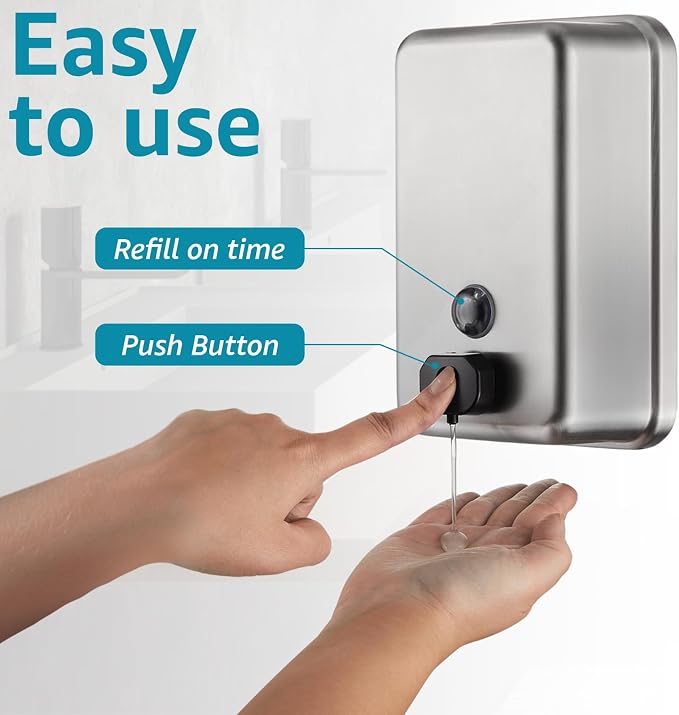 Commercial Wall Mount Soap Dispenser - Image 2