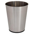 Bath Bliss 5 Liter Small Wastebasket, Stainless Steel | Compact Round Open Top by BathBliss