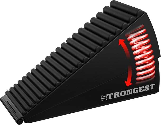 Stoppers for Bottom of Door – Heavy Duty Metal Rubber Door Stopper, Non-Slip by STRONGESTHOME