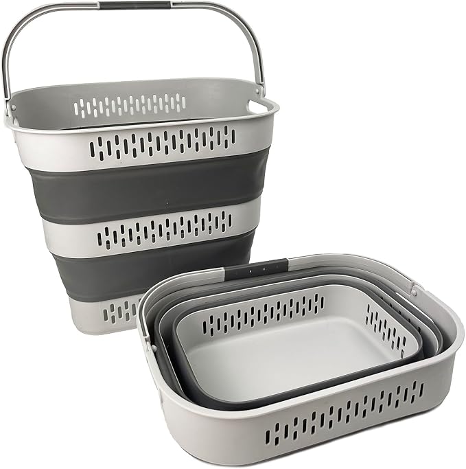 SAMMART 38L Collapsible Laundry Basket - Image 4