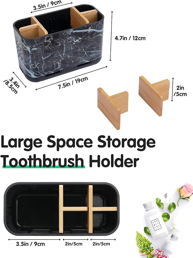 GFWARE Marble Toothbrush Holders - Image 6
