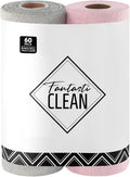 Fantasticlean Microfiber Cleaning Cloth Roll- 60 Sheets, Tear-away Microfiber by Fantasticlean