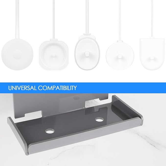Electric Toothbrush Holder Wall Mounted, Electric Toothbrush Cord Organizer - Image 3