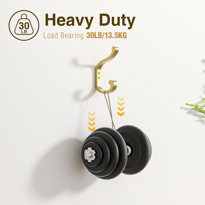 Coat Hooks Wall Mount, Heavy Duty Wall Hooks - Image 5