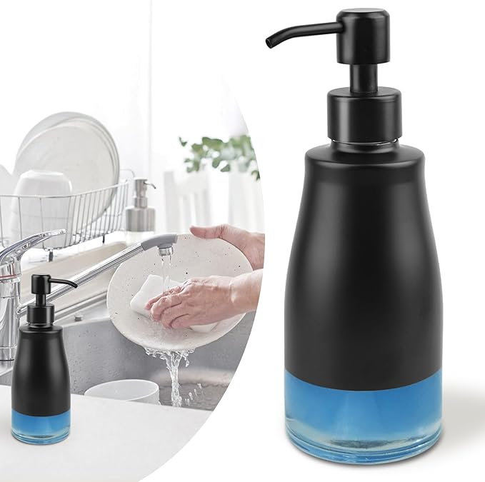 AUMIO Matte Black Soap Dispenser by AUMIO