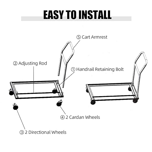 Drywall Sheet Cart, Heavy Duty Panel Dollies Cart with 4 Swivel Wheels, Handling Wall Panel, Sheetrock, Wood Panel, Rolling Dollies for Garage, Home, Warehouse,37.8x21x36