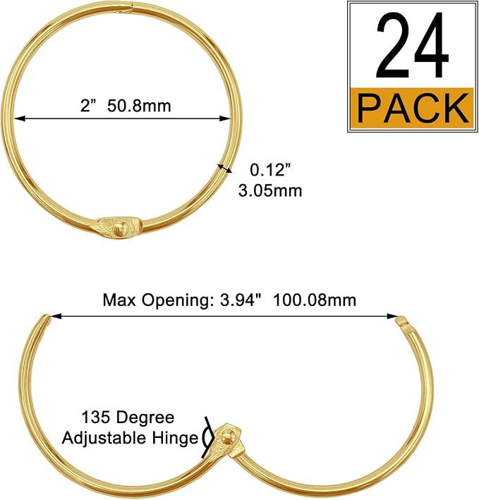Shower Curtain Hooks Rings, Glide Smoothly Round Shower Rings - Image 4