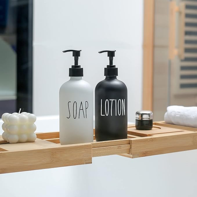 MOMEEMO Soap Dispenser Bathroom Set, Suitable - Image 5