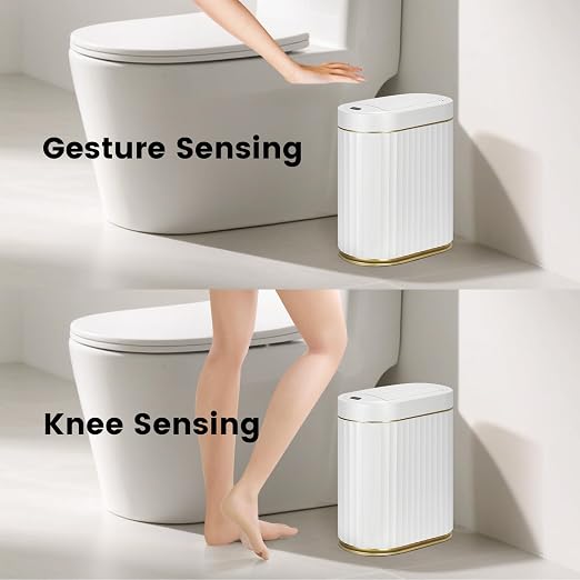 ELPHECO Motion Sensor Bathroom Trash Can - Image 3