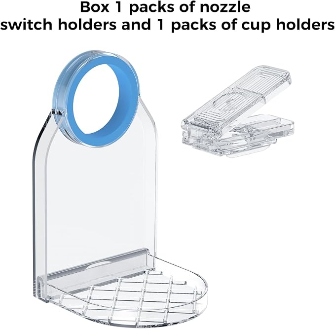 Clear Laundry Detergent Dispenser Cup Holder & Nozzle Force-Saving Switch - Image 5