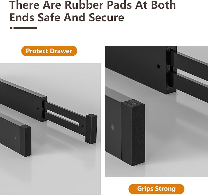 4 PCS Drawer Divider, Expandable Separators - Image 3