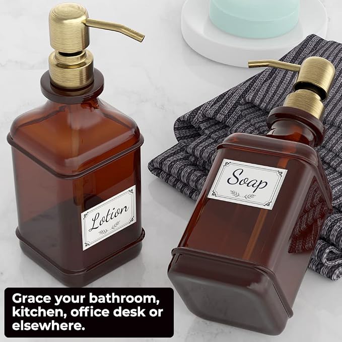 Soap Dispenser 2 Pack, Hand Soap Dispensers - Image 5