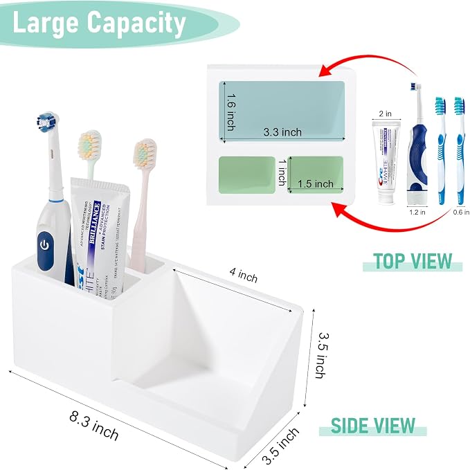 Diatomite Toothbrush Holders Toothpaste Organizer - Image 4
