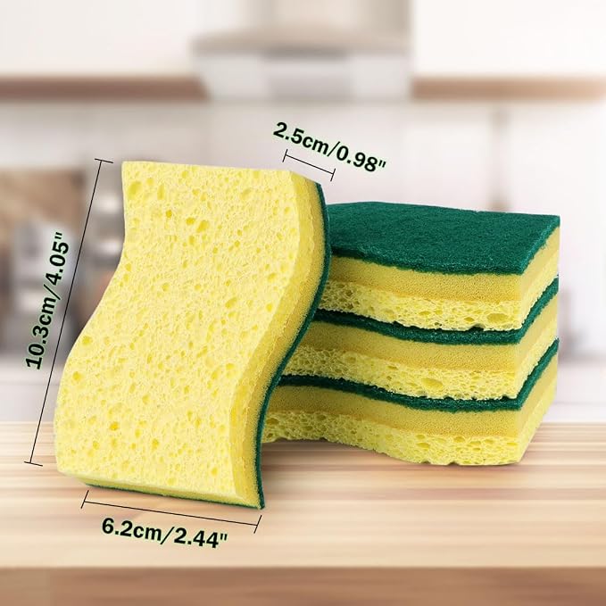 AIDEA Sponges Kitchen-24Count, Heavy-Duty Scrub Sponges, Sponges - Image 7