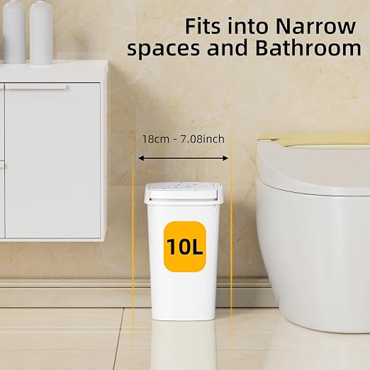 KSSKSS 3 Pack Bathroom Small Trash Can - Image 3