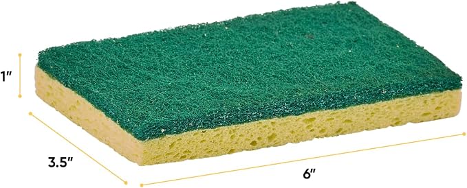 Kitchen Large Sponges for Washing Dishes, Non-Scratch Cellulose Dish Scrub - Image 2