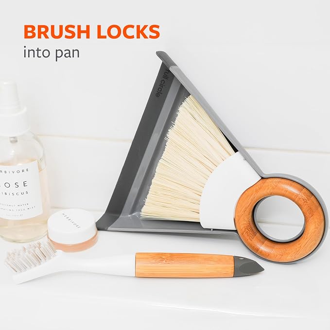 Full Circle Tiny Team, Mini Compact Brush & Dustpan Set - Image 6