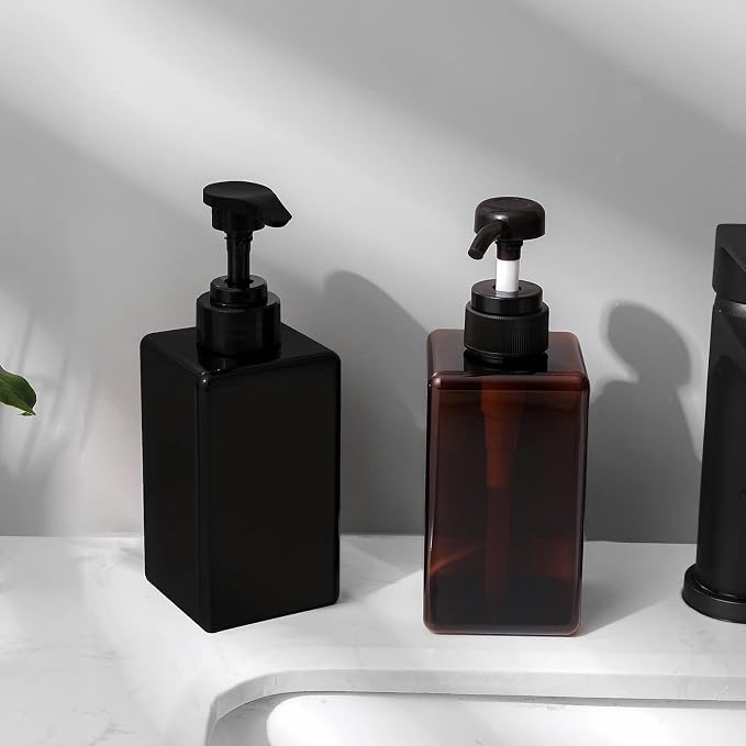 15 oz Hand Soap Dispenser, Plastic Pump Bottles, Refillable Empty Lotion - Image 6