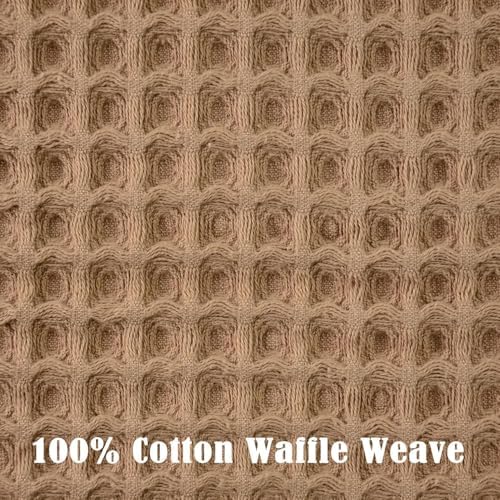 Waffle Bathroom Hand Towels 2-Piece – Cotton, Lightweight - Image 4