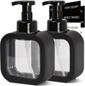 Foaming Soap Dispenser, 2 Pack 300ml Plastic Refillable Foaming Hand Soap by Unknown